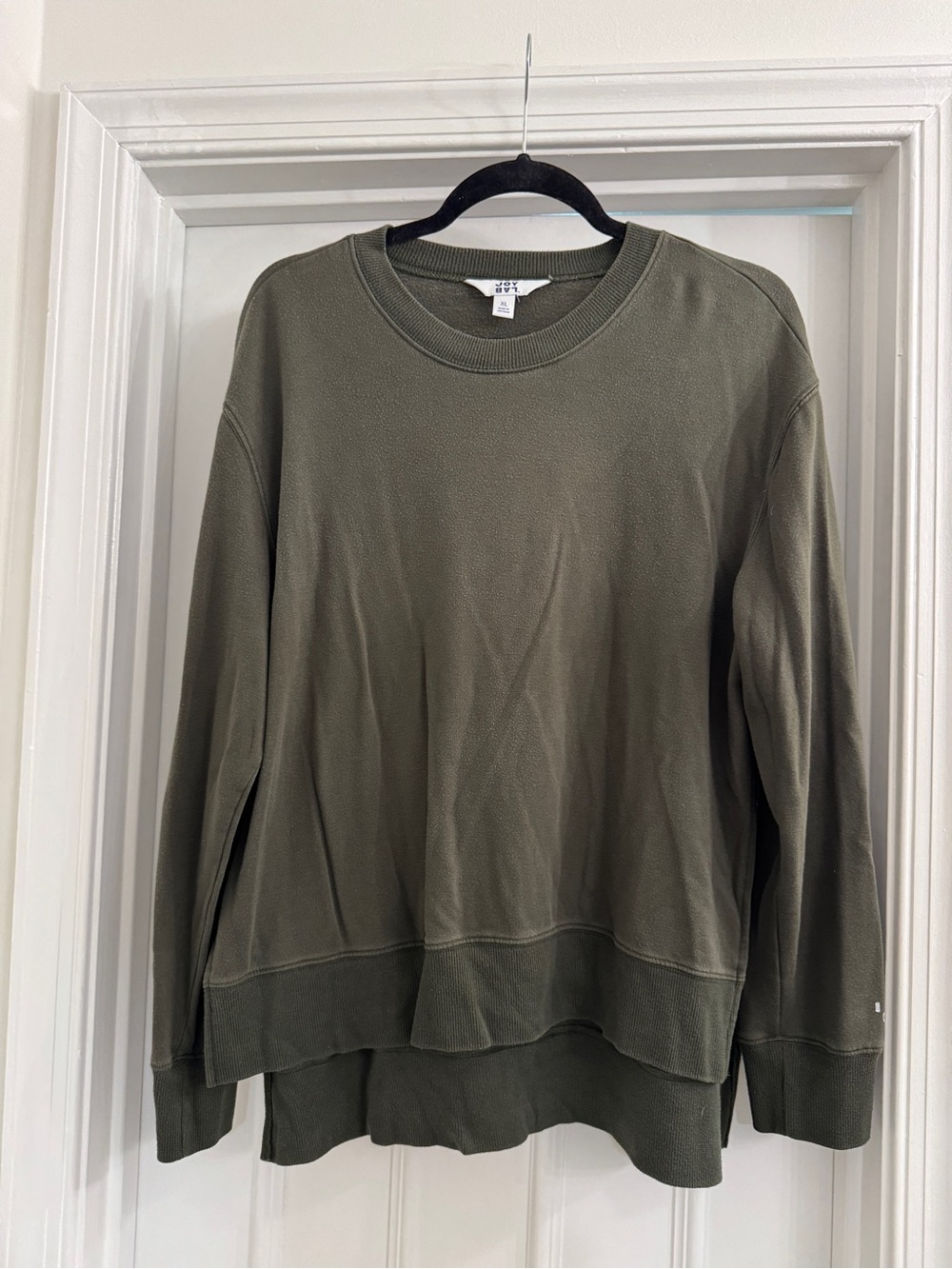 JoyLab Men's Olive Crewneck Sweater